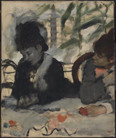 Kahvilassa tekijältä Edgar Degas