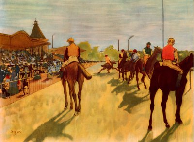 At the Races, c1866-1868, 1937. tekijältä Edgar Degas