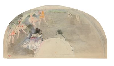 Balettikohtaus, noin 1880 tekijältä Edgar Degas