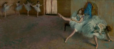 Ennen balettia tekijältä Edgar Degas
