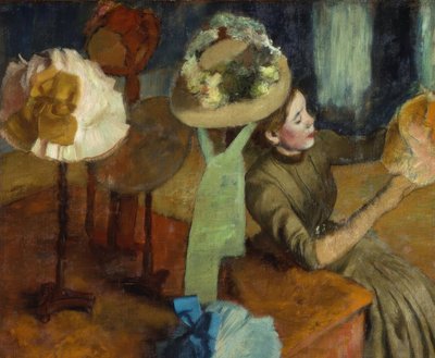 Bei der Hutmacherin tekijältä Edgar Degas