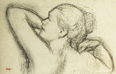 Naisen rintakuva; Naisen rintakuva, tekijältä Edgar Degas