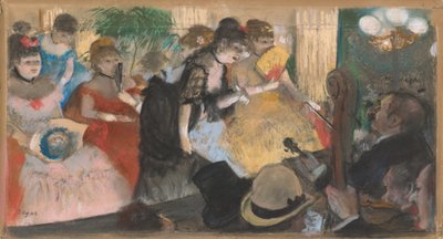 Kahvila-konsertti tekijältä Edgar Degas
