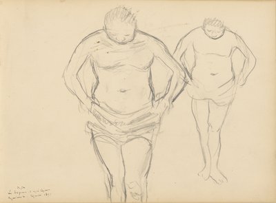 Cézannen Kylpijöiden kopiot tekijältä Edgar Degas