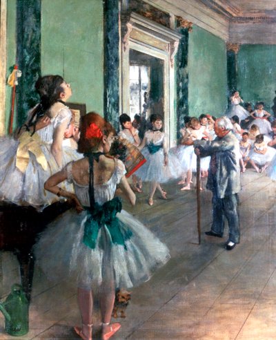 Tanssiluokka, 1874 tekijältä Edgar Degas