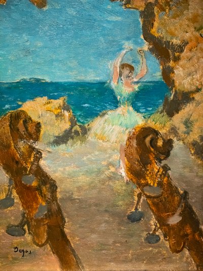Tanssija. Balettikohtaus. 1891. Öljy kankaalle. tekijältä Edgar Degas