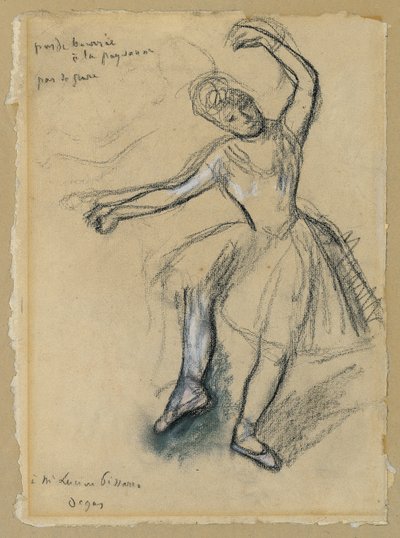 tanssia; Tanssija, 1880-luku tekijältä Edgar Degas