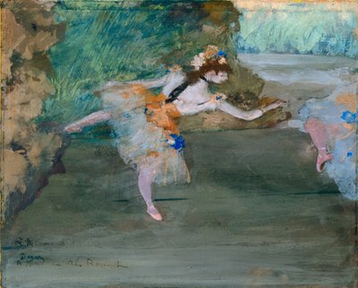 Tanssija lavalla, n. 1877. tekijältä Edgar Degas