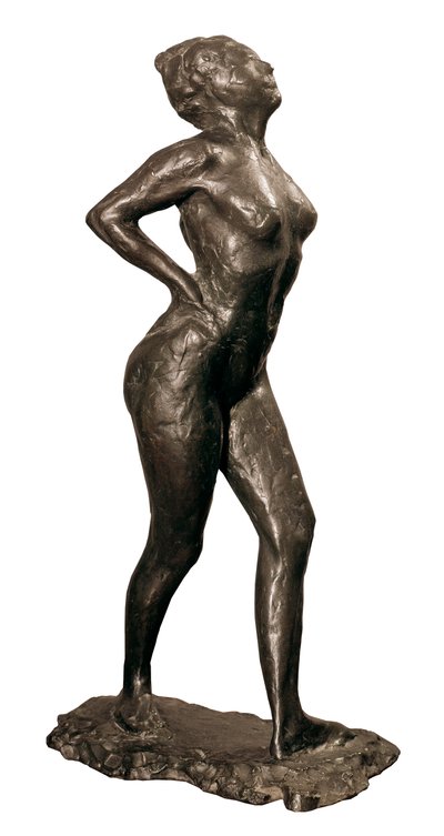 Tanssija levossa, Edgar Degasin veistos, n. 1882-95 tekijältä Edgar Degas