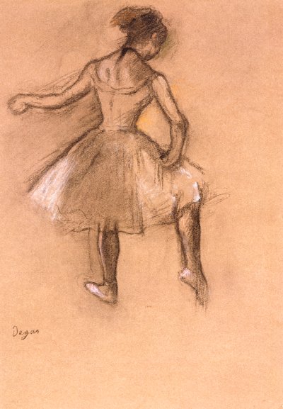 Tanssija, n. 1880 tekijältä Edgar Degas