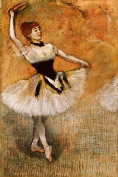 Tanssija tamburiinin kanssa, 1882 tekijältä Edgar Degas