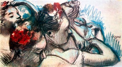 Dancers Heads, 1899 tekijältä Edgar Degas