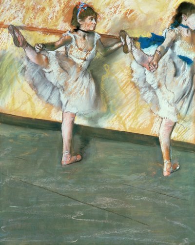 Tanssijat baarissa, n. 1877-79 tekijältä Edgar Degas