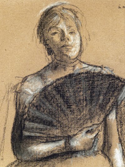 Yksityiskohta tanssija (noin 1876). Edgar Degas (1834-1917). Pastellia ja hiiltä paperisauvalle. Musee des Beaux-Arts de la Ville de Paris, PeuPalais. tekijältä Edgar Degas