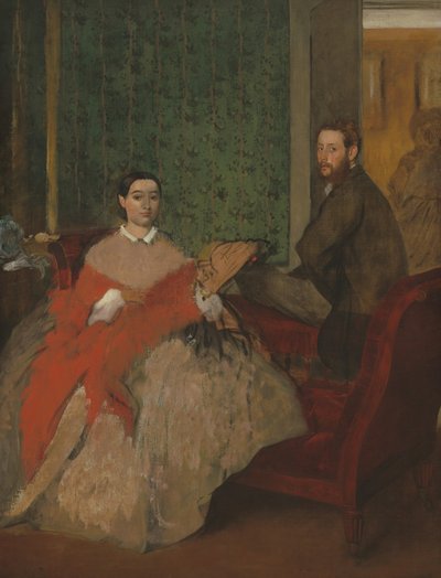 Edmondo ja Therese Morbilli tekijältä Edgar Degas