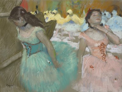 Naamiotanssijien sisäänkäynti, n. 1879 tekijältä Edgar Degas