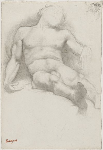 Tutkimus - Makaa alaston mies tekijältä Edgar Degas