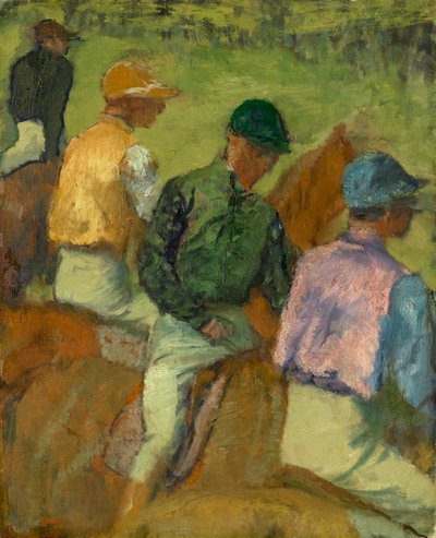 Neljä Jockeya tekijältä Edgar Degas