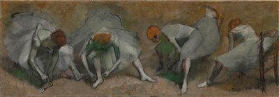 Tanssien friisi, n. 1895. tekijältä Edgar Degas