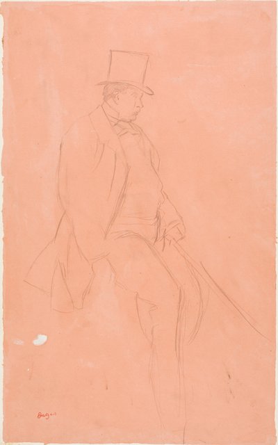 Herrasmies ratsastaja tekijältä Edgar Degas