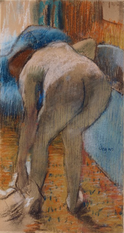 Poistuminen kylpylästä tekijältä Edgar Degas