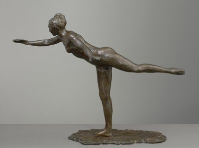 Grand Arabesque, toinen kerta, mallinnettu noin 1880-luvulla, valettu 1919-21 tekijältä Edgar Degas