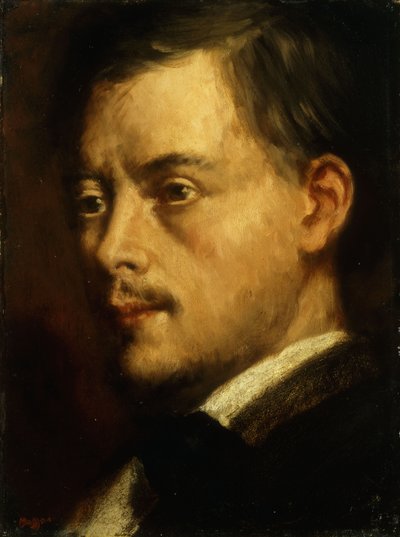 Miehen pää; Tete d"Homme, n. 1864 tekijältä Edgar Degas