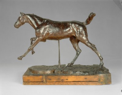 Hevonen laukkaa oikealla jalalla, 1880-luvun loppu. tekijältä Edgar Degas