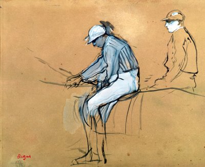 Jockeys tekijältä Edgar Degas