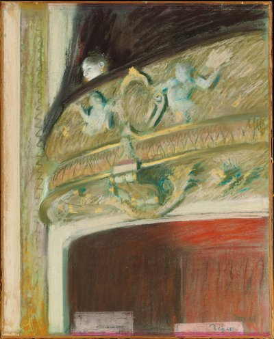 Lodge, 1880 tekijältä Edgar Degas