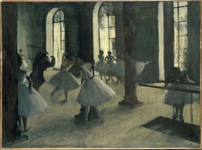 Harjoitus tanssikeskuksessa tekijältä Edgar Degas