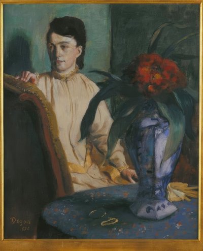 La femme à la potiche tekijältä Edgar Degas