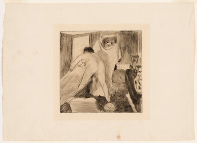 Kylpylästä poistuminen tekijältä Edgar Degas