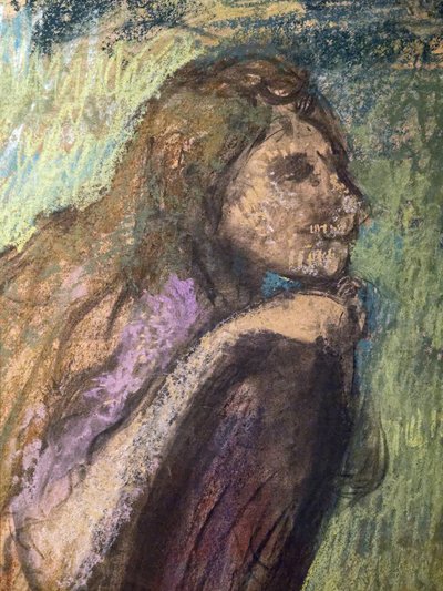 Madame Alexis Rouart ja hänen lapsensa (yksityiskohta) (n. 1905). Edgar Degas (1834-1917). Pastellia ja hiiltä kuultopaperille, joka on tarttunut kokonaan kartongille. Musee des Beaux-Arts de la Ville de Paris, Petite Palais. tekijältä Edgar Degas