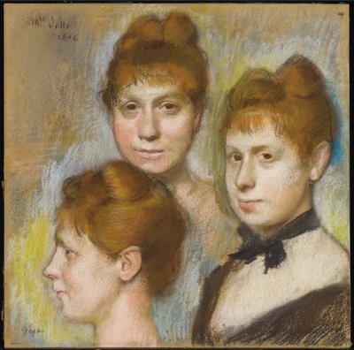 Miss Hall, 1886 tekijältä Edgar Degas