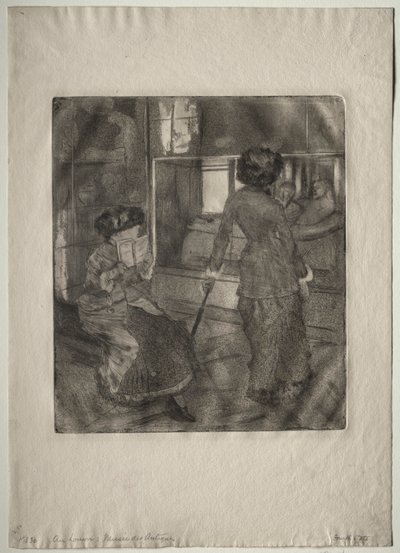 Mary Cassatt Louvressa: Etruskien galleria tekijältä Edgar Degas