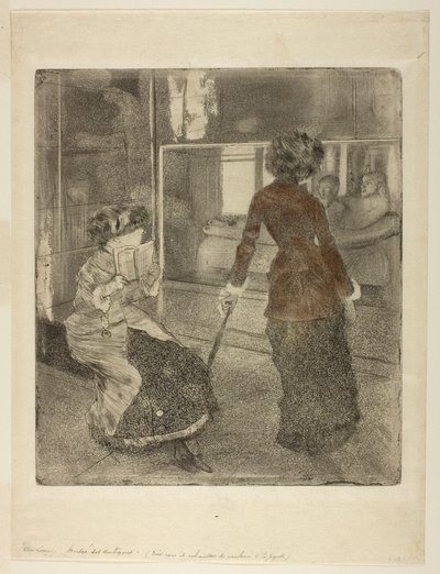 Mary Cassatt Louvressa: Louvre: Etruskien galleria tekijältä Edgar Degas
