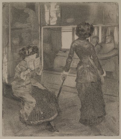Mary Cassatt Louvressa: Etruskien galleria tekijältä Edgar Degas