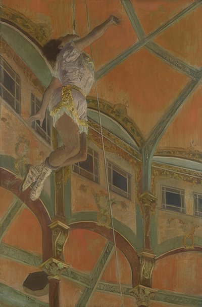 Miss La La Fernando Circusissa. 1879 tekijältä Edgar Degas