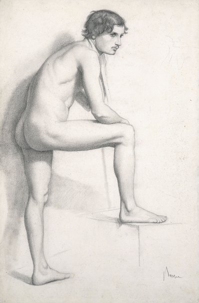 Alastontutkimus, n. 1858 tekijältä Edgar Degas