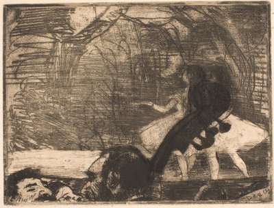 Näyttämöllä tekijältä Edgar Degas