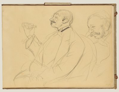 Opera Fan ja Ernest Reyer tekijältä Edgar Degas