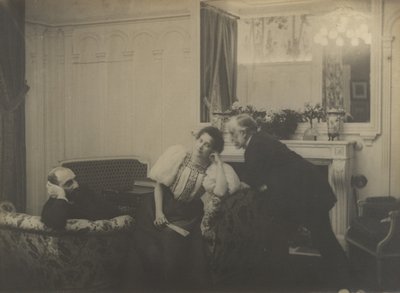 Paul Poujaud, me. Arthur Fontaine ja Degas, 1895. tekijältä Edgar Degas