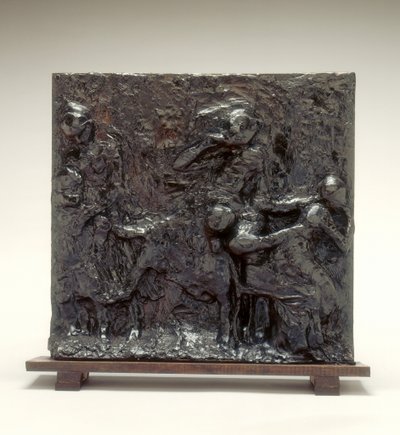 Omenoiden poiminnan muistomerkki tai perheen idylli, c. 1881, mahdollisesti 1890-luku. tekijältä Edgar Degas