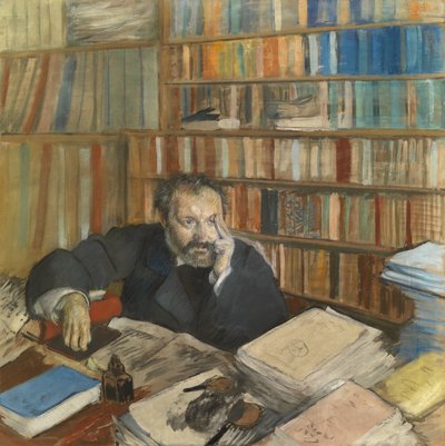 Edmond Durantyn muotokuva tekijältä Edgar Degas