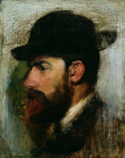 Henri Rouartin (1833-1912) muotokuva 1871 tekijältä Edgar Degas