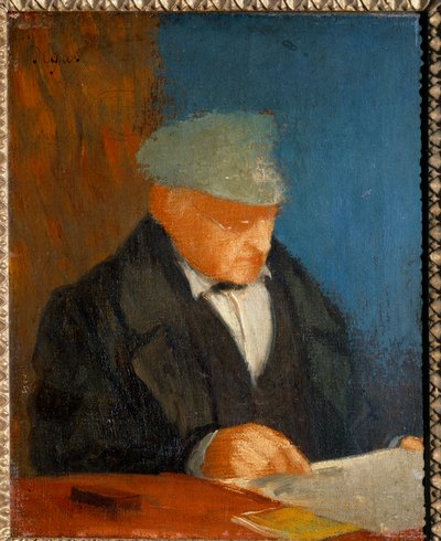 Hilaire Degasin (1770-1858) muotokuva taiteilijan isoisästä Edgar Degasin (1834-1917) maalaus 1800-luvun su. 0,25x0,25 m Pariisi, musee d