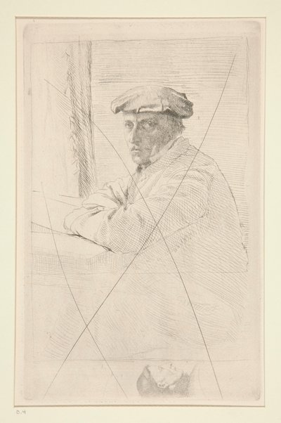 Muotokuva kaivertaja Joseph Tournysta tekijältä Edgar Degas