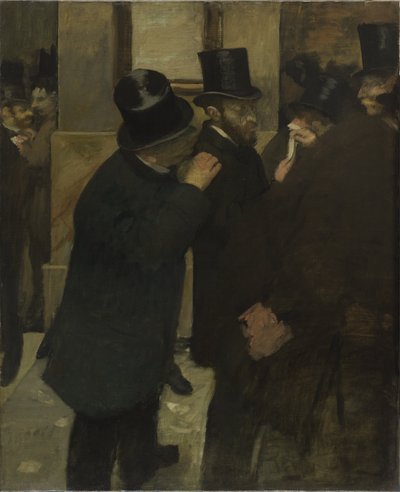 Muotokuvia pörssissä tekijältä Edgar Degas