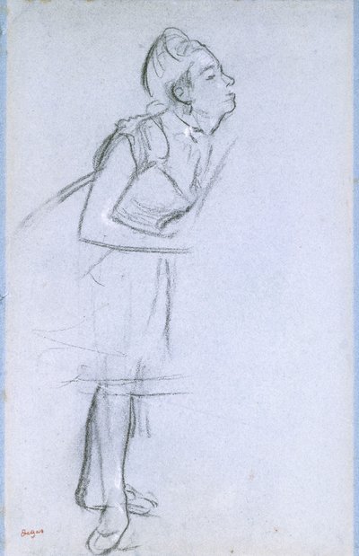 Tanssijan profiili, tekijältä Edgar Degas